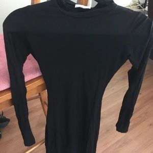 B3 Little black dress backless